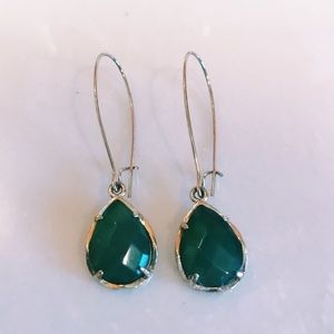 Kendra Scott ‘Dee’ Earrings - Green